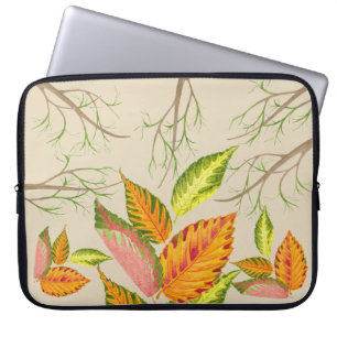 Künstlerischer Herbst auf einem Laptop-Sieb Laptopschutzhülle