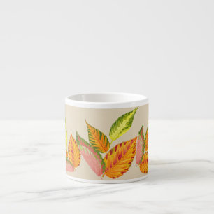 Künstlerischer Herbst auf einer Espresso-Tasse Espressotasse