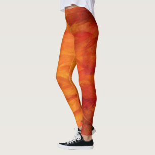 Künstlerischer Herbst verlässt Gamaschen Leggings