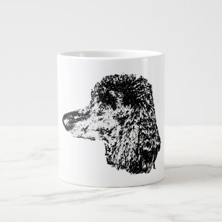 Künstlerischer Hundporträt-Becher Jumbo-Tasse