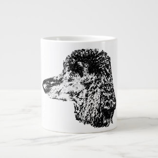 Künstlerischer Hundporträt-Becher Jumbo-Tasse