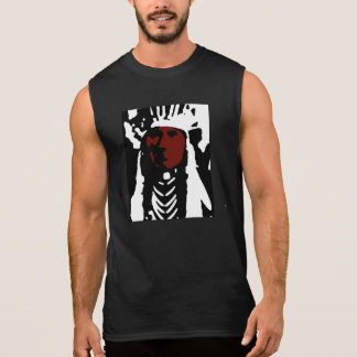 Künstlerischer indischer Leiter-Sleeveless T - Ärmelloses Shirt