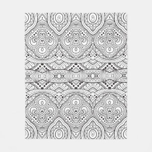 Künstlerischer inspirierter Entwurf Fleecedecke