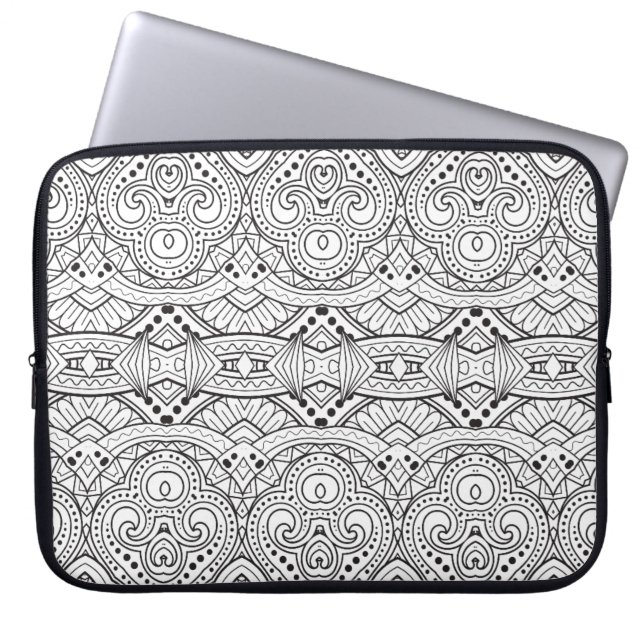 Künstlerischer inspirierter Entwurf Laptopschutzhülle (Vorderseite)