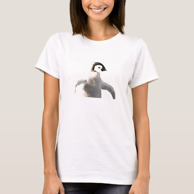 Künstlerischer Penguin T-Shirt (Vorderseite)