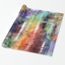 Künstlerischer Schmutz Geschenkpapier