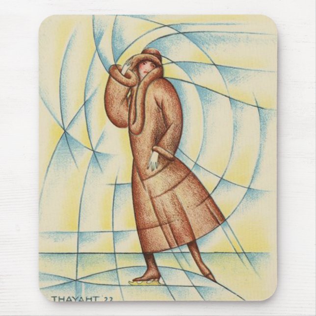 Künstlerischer Skater Mousepad (Vorne)