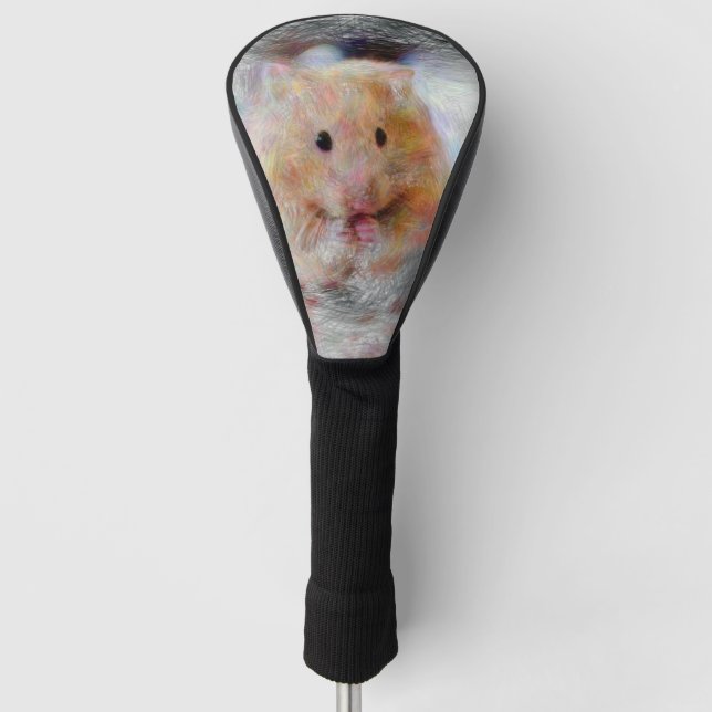 künstlerischer Tierhamster Golf Headcover (Vorderseite)