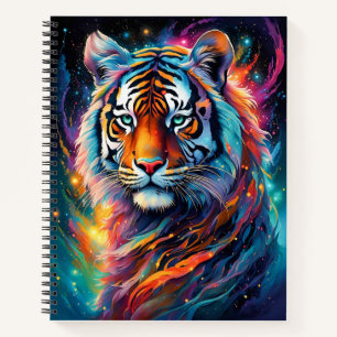 Künstlerischer Tiger Notizbuch
