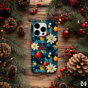 Künstlerischer Urlaub - Festliches florales Orname Case-Mate iPhone 14 Pro Hülle