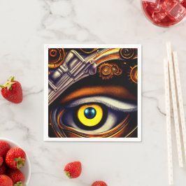 Künstlerisches Auge Serviette