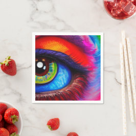 Künstlerisches Auge Serviette