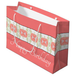 Künstlerisches Blumendesign Große Geschenktüte
