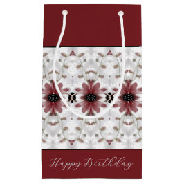 Künstlerisches Burgundy Kleine Geschenktüte
