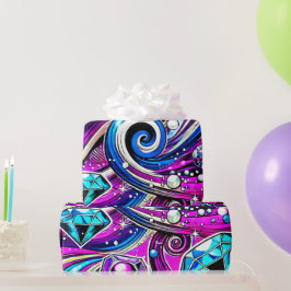 Künstlerisches Design Geschenkpapier