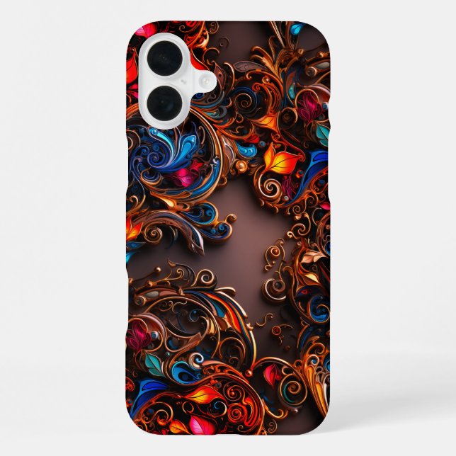 Künstlerisches Design-Handyhülle iPhone 16 Plus Hülle (Rückseite)