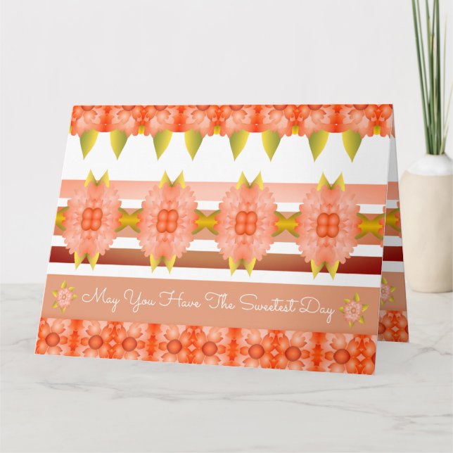 Künstlerisches Design Karte (Vorderseite)