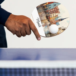 Künstlerisches Design mit einer Touch Deutschlands Tischtennis Schläger