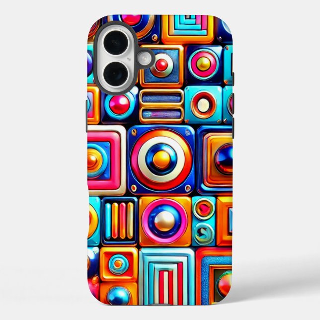 Künstlerisches Design Phone Case (Rückseite)