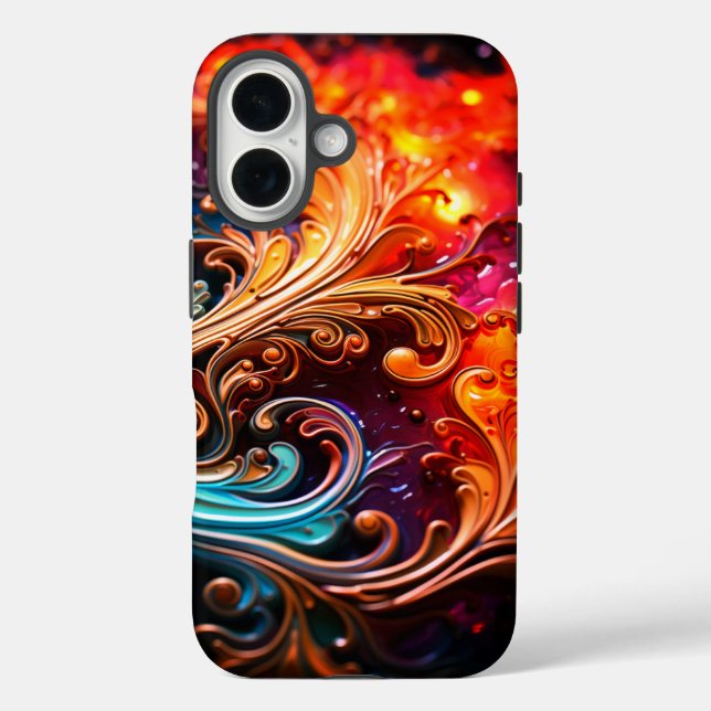Künstlerisches Design Phone Case (Rückseite)