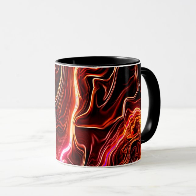 Künstlerisches Design Tasse (VorderseiteRechts)