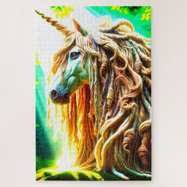 Künstlerisches Einhorn (Vertikal)