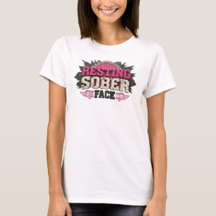 Künstlerisches ENTSPANNTES NÜCHTERNES GESICHT Stat T-Shirt