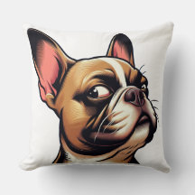 Künstlerisches Französische-Bulldogge-Portrait-Wur