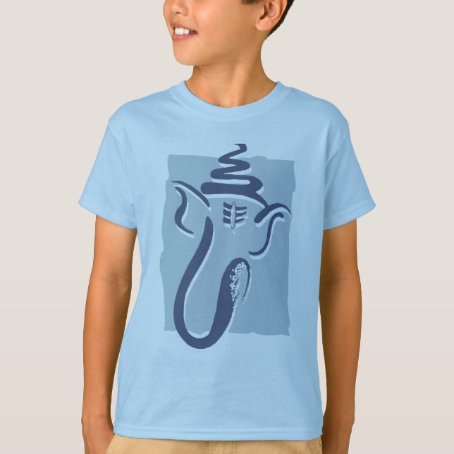 Künstlerisches Ganesh T-Shirt (Vorderseite)