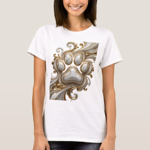 Künstlerisches Gold ABSTRACT ART Statement Design T-Shirt