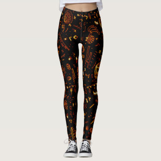 Künstlerisches Gold Leggings