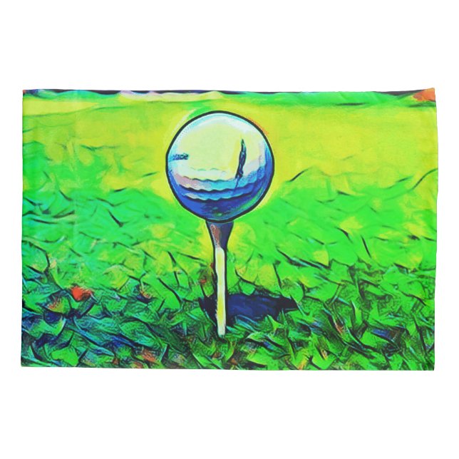 Künstlerisches Golf-bunte Kissenbezüge (Rückseite)