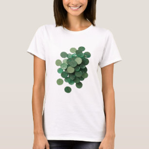 Künstlerisches Grün GRÜNE BLÄTTER Text Design T-Shirt