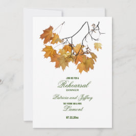 Künstlerisches Herbstfest lässt Hochzeitsessen Pro Einladung