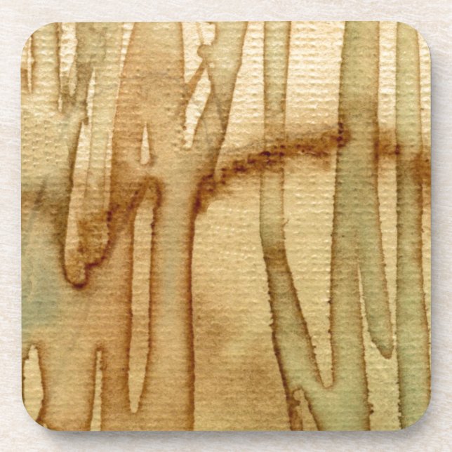 Künstlerisches Hintergrund-Aquarell 2 Getränkeuntersetzer (Vorderseite)