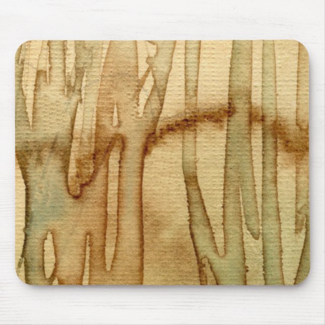 Künstlerisches Hintergrund-Aquarell 2 Mousepad (Vorne)