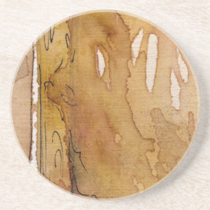 Künstlerisches Hintergrund-Aquarell Getränkeuntersetzer