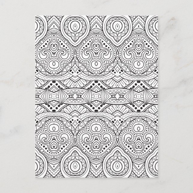 Künstlerisches Inspiriertes Design Postkarte (Vorderseite)