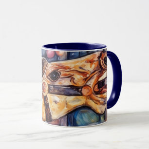 Künstlerisches Karussell - Kopf Tasse Cup
