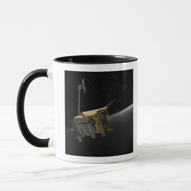 Künstlerisches Konzept des Lunar-Aufklärungsorbi 4 Tasse (Links)