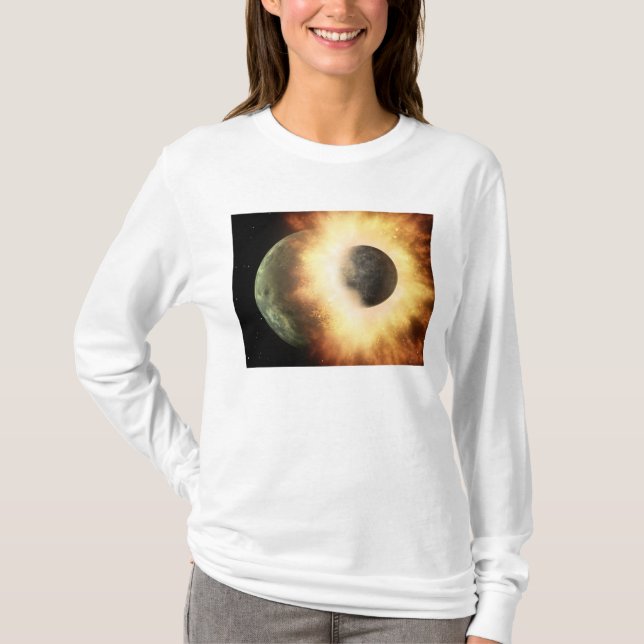 Künstlerisches Konzept eines himmlischen Körpers T-Shirt (Vorderseite)
