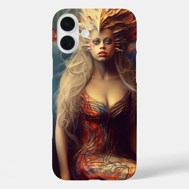 Künstlerisches Lady Phone Case (Rückseite)