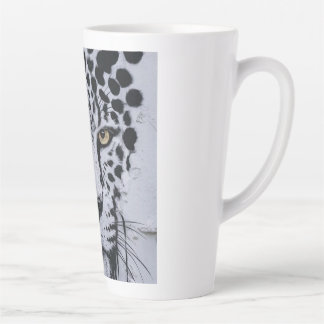 Künstlerisches Leopardenporträt Wildlife Hoodie & Milchtasse