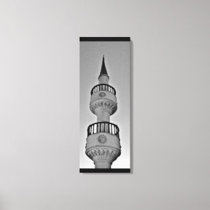 Künstlerisches Minaret Leinwanddruck