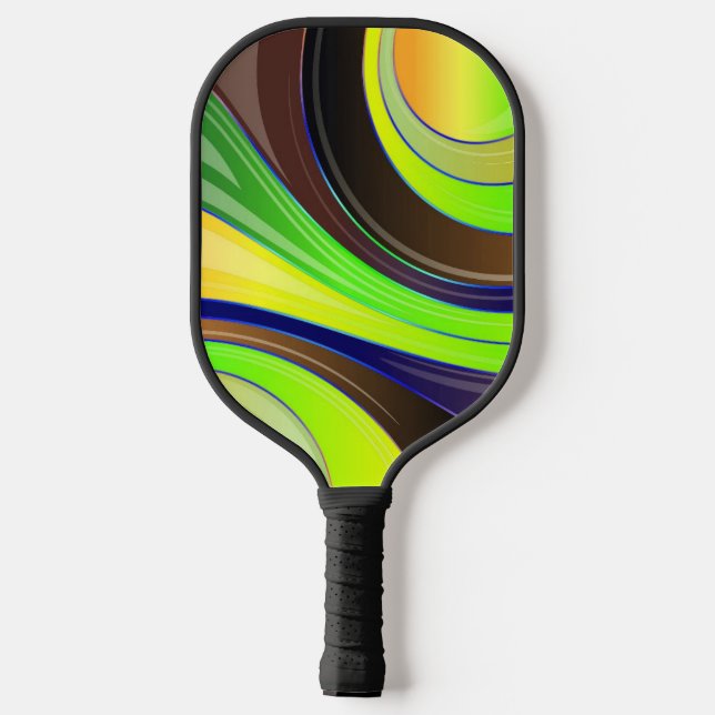 Künstlerisches Muster Pickleball Schläger (Rückseite)