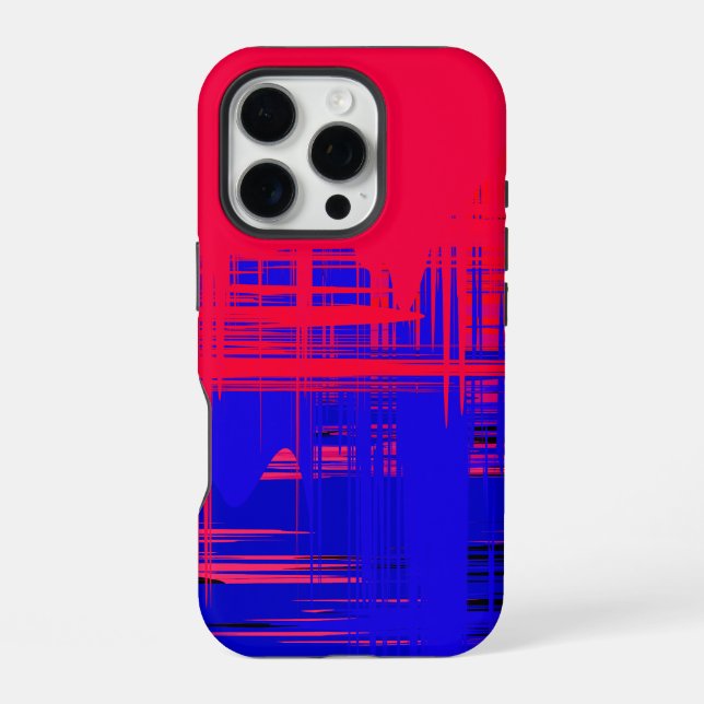 Künstlerisches Musterdesign iPhone 16 Pro Hülle (Rückseite)