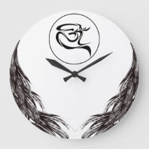 Künstlerisches OM-Symbol, schwarze Farbe