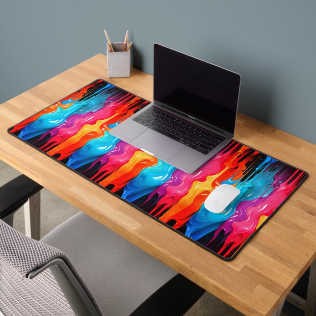 Künstlerisches Paint Design Schreibtischunterlage (Büro 2)