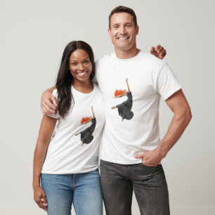 Künstlerisches Papageientaucher-Grafik-T-Shirt - N T-Shirt