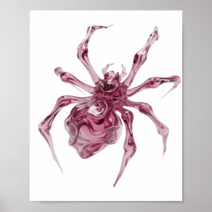 Künstlerisches Pink ABSTRACTE KUNST Künstlerisches Poster